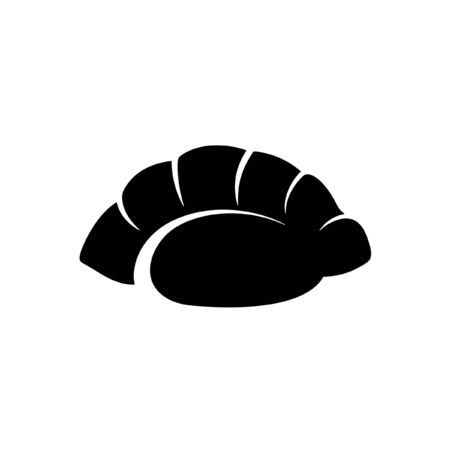 Simple dimsum dumpling gyoza icon vector designのイラスト素材