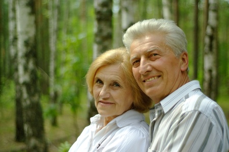 Beautiful nice senior coupleの写真素材