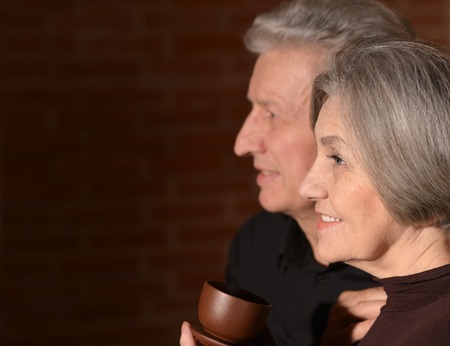 Portrait of a happy middle-aged couple spending time togetherの写真素材