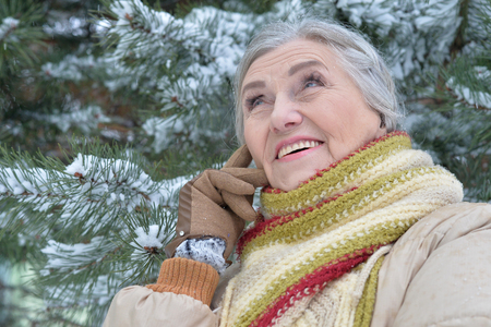happy mature womanの写真素材