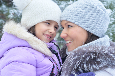 happy mother and daughterの写真素材