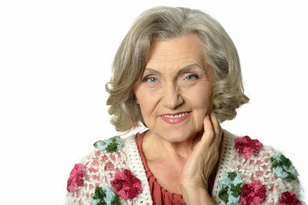 beautiful senior woman