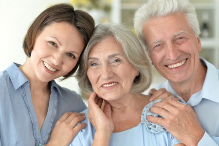 happy smiling family