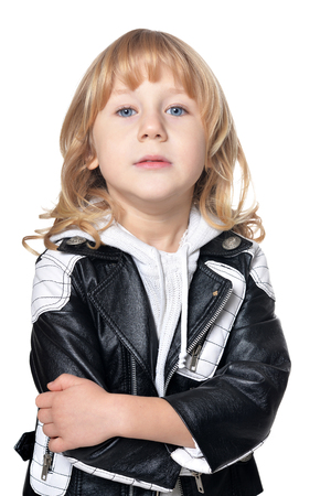 handsome little boyの写真素材