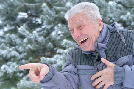 senior happy manの写真素材