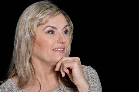 beautiful senior womanの写真素材