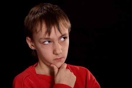 sad young guyの写真素材