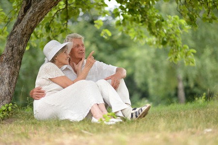 Mature couple togetherの写真素材