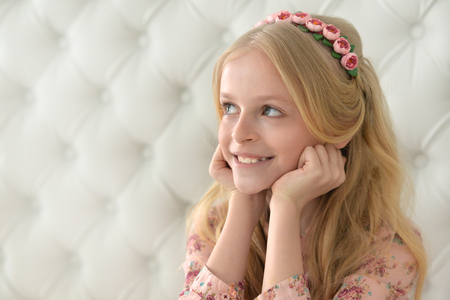 Beautiful small girlの写真素材