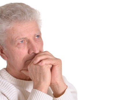 Portrait of senior manの写真素材