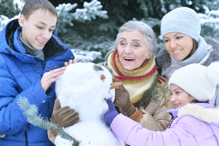 happy family portraitの写真素材