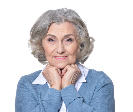 Smiling senior woman