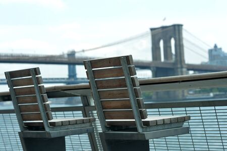 Brooklyn bridge, NYC. United States of Americaの写真素材