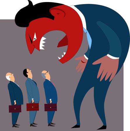 Anger management problemsのイラスト素材
