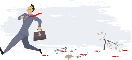 Lack of Corporate Social Responsibilityのイラスト素材