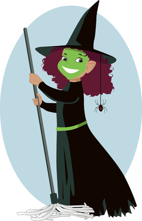 Little Wicked Witchのイラスト素材