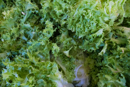 Wellness wallpaper background. Healthy raw fresh organic food at a market stall. No people.の写真素材