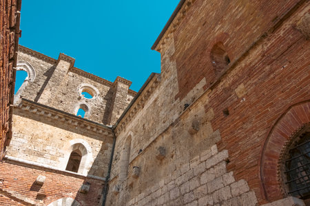 Abbey of San Galgano in the Province of Siena, Tuscany, Italy.の写真素材