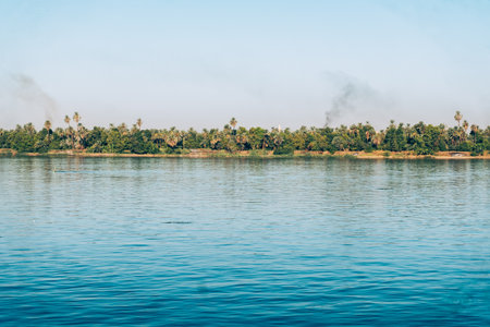 Cruise Ship Serenade: Bonfires by the Niles Edgeの写真素材