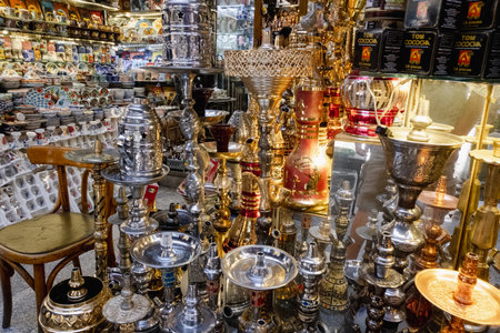 Egypt Summer Travel Marketplace Magic: Captivating Souk in the Heart of Cairoの写真素材