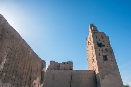 Where History Meets Harmony Philae Temple. Egypt Summer Travelの写真素材