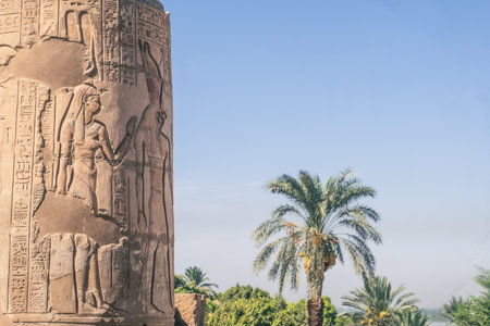 Philae Temple: A Jewel on the Nile. Egypt Summer Travelの写真素材