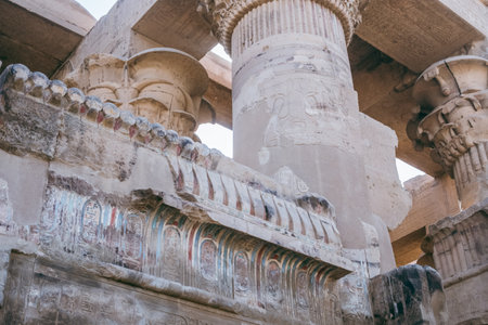 Philae Temple: A Jewel on the Nile. Egypt Summer Travelの写真素材