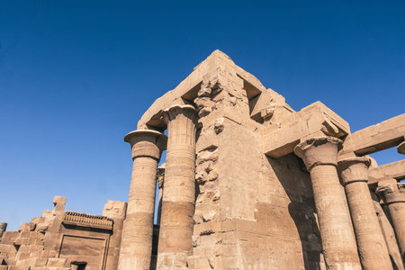 Philae Temple: A Jewel on the Nile. Egypt Summer Travelの写真素材