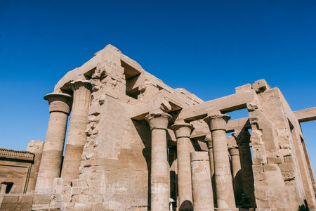Philae Temple: A Jewel on the Nile. Egypt Summer Travelの写真素材