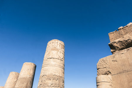 Philae Temple: A Jewel on the Nile. Egypt Summer Travelの写真素材