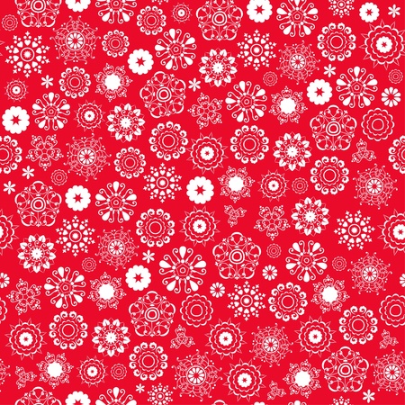 Ornate floral seamless texture のイラスト素材
