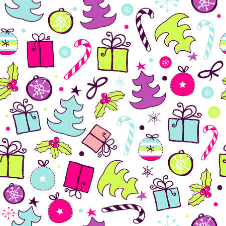 Colorful Christmas background のイラスト素材