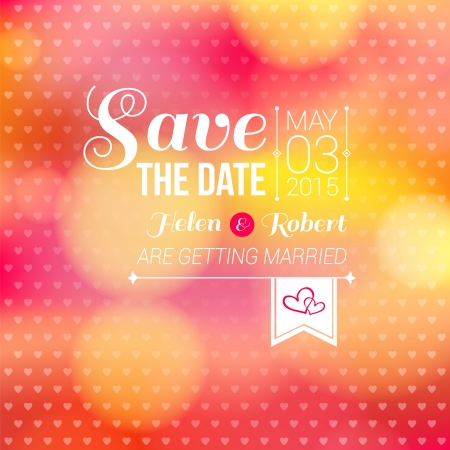 Save the date for personal holiday  Wedding invitation のイラスト素材