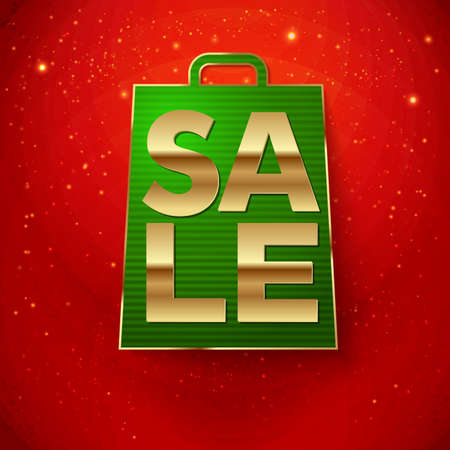 Christmas sale background  Vector illustration  のイラスト素材