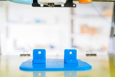 3d printer of the device during the processeの写真素材