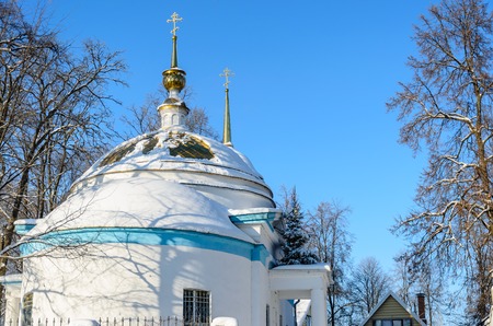 The church of the Archangel Michael in the village of Kutepovの写真素材
