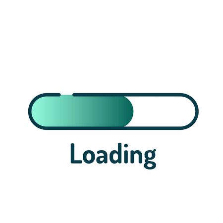 Download color line icon. Loading sign. Vector illustration for web page, app, promo. UI UX GUI design element. Editable strokeのイラスト素材