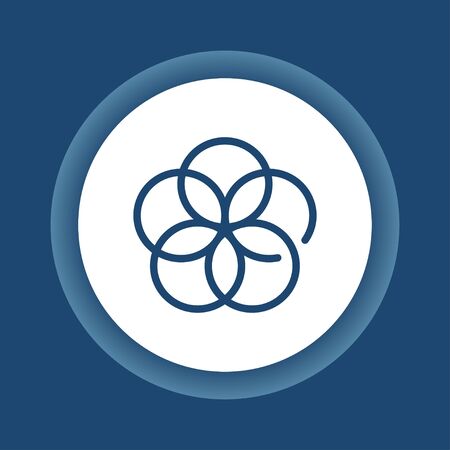 Partnerships for goals color button. Corporate social responsibility. Sustainable Development Goals. SDG color sign. Pictogram for ad, web, mobile app. UI UX design element. Editable strokeのイラスト素材