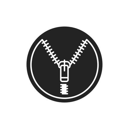 Removable mattress cover with zip-fastener black glyph icon. Sits on top of, or encases, a mattress to protect it. Pictogram for web page, mobile app, promo. UI UX GUI design elementのイラスト素材