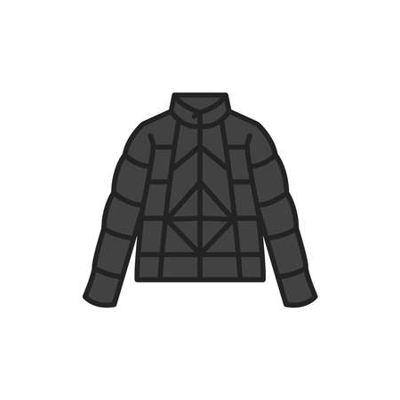 Jacket color line icon. Pictogram for web page, mobile app, promo.の写真素材