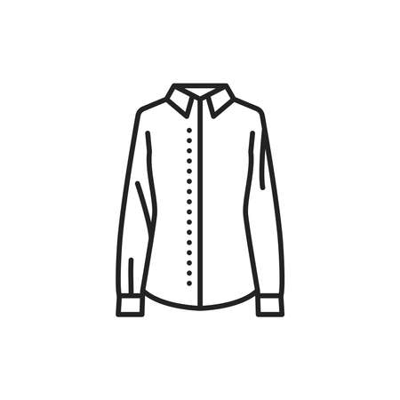 Shirt color line icon. Pictogram for web page, mobile app, promo.のイラスト素材