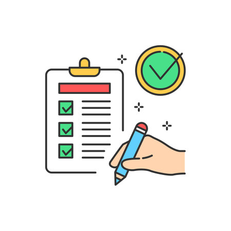 Sign a contract color line icon. Crowdfunding. Sign for web page, app. UI UX GUI design element. Editable stroke.のイラスト素材
