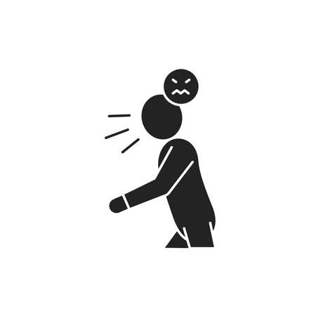 Anger line color icon. Sign for web page, mobile app, button, logoのイラスト素材