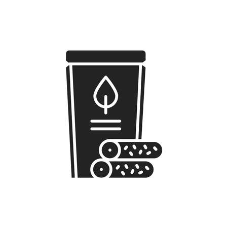 Organic natural fruit marshmallow olor line icon. Pictogram for web page, mobile app, promo. UI UX GUI design element. Editable stroke.のイラスト素材