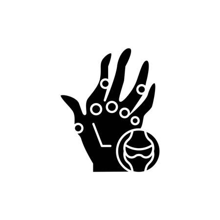Rheumatoid Arthritis color line icon. Pictogram for web page, mobile app, promo.のイラスト素材