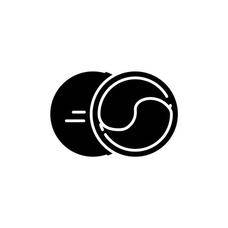 Eye patches color line icon. Pictogram for web pageのイラスト素材