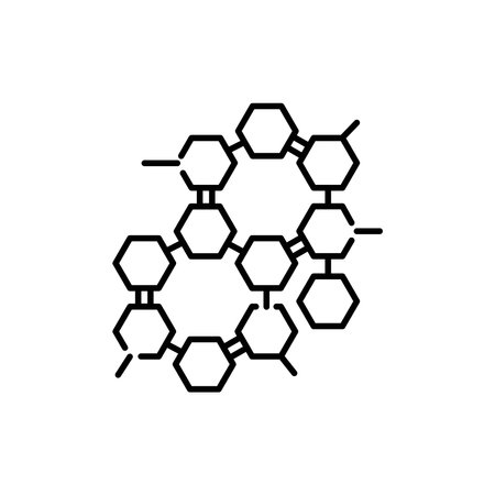 Hormone formule color line icon. Pictogram for web page, mobile app, promo.のイラスト素材