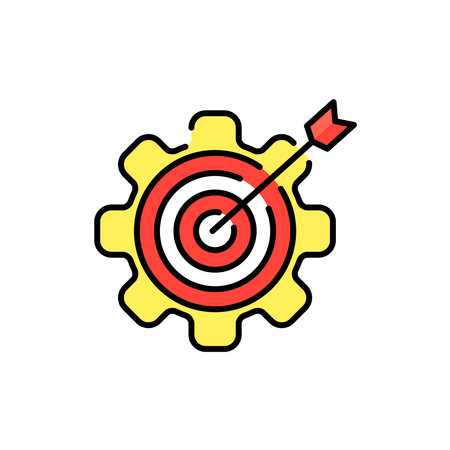 Goal line icon. Business crowdfunding and Finance management pictogram. Concept of donating money. Affiliate Agreement vector design.のイラスト素材