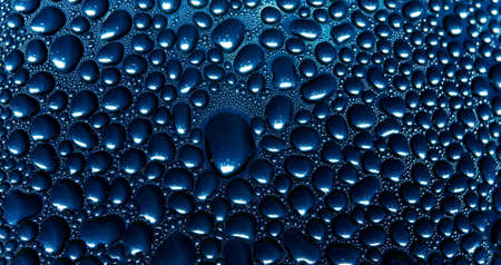 Fantastic Beautiful drops of water close-up. Abstraction.