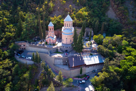 Tbilisi, Georgia, August 27, 2017: Church of St. David.のeditorial素材